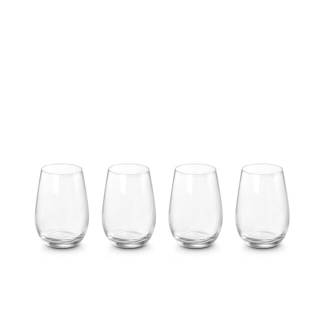 Ensemble de 4 verres à vin sans pied, view 1